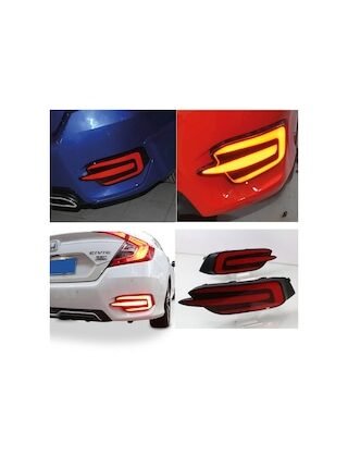 Honda Civic Fc5 Arka Sis Lambası Ledi 3 Çizgi E Dizayn