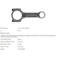 Laguna 3 - Trafic 2.0 Dci M9R Piston Kolu 7701477831