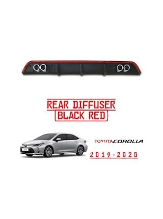 Toyota Corolla Uyumlu Arka Difüzör Çift Egzoz Görünümlü 2019-2020