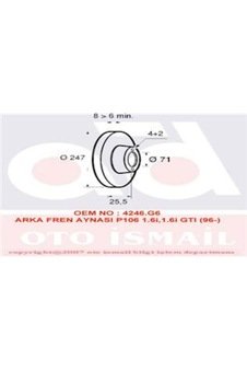 Valeo-186416 Fren Diski 306 1.8 2.0 2.0 Gti 514570814