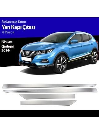 Nissan Qashqai Yan Kapı Çıtası Krom 2014-2015-2016-2017-2018-2019