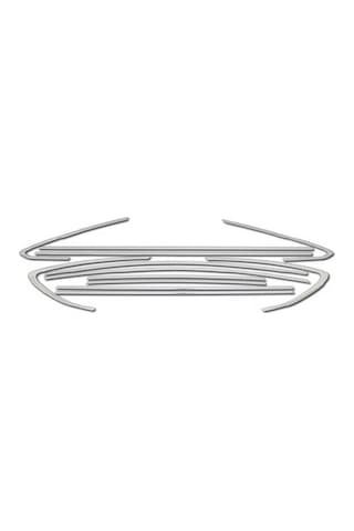 IMG-1275331903820327636.jpg Opel Astra -j Sedan 2009-2020 Cam Çerçevesi Krom 12 Parça Paslanmaz Çelik - Görsel 1