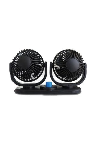 IMG-1310163866380868746.jpg Beyaztuning 24 Volt Çift Başlı 4 Inch Araç İçi Fan Oto Vantilatör - Görsel 1