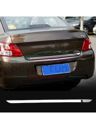 Peugeot 301 Bagaj Alt Çıtası Kromu Nikelajı