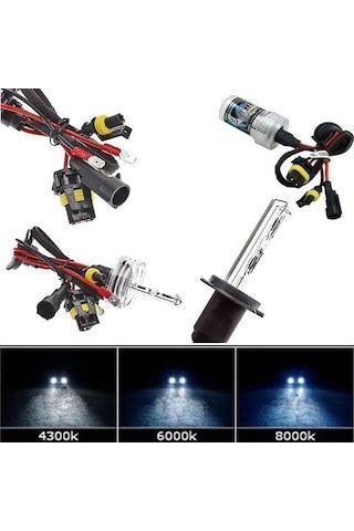 IMG-1326232102571386519.jpg H1 8000K Xenon Far Ampulü - Görsel 1