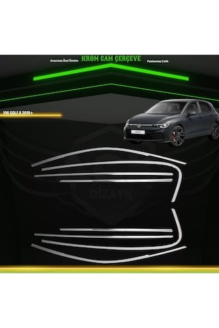 IMG-133839973146200183.jpg Volkswagen Golf 8 2019+ Araca Özel Cam Çerçevesi Tamtur A+ - Görsel 1