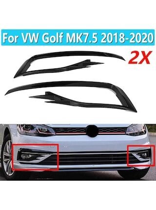 Volkswagen Golf 7.5 Sis Farı Çerçevesi Gti Piano Black 2018 Sonra