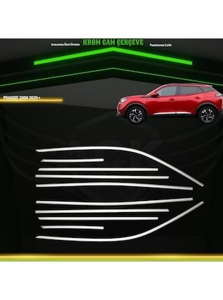 Peugeot 2008 2020 Araca Özel Cam Çerçevesi Tamtur A+