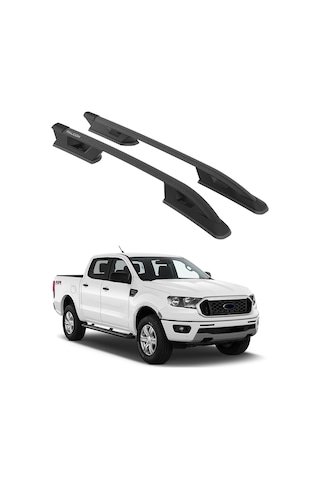IMG-1751899144952540629.jpg Ford Ranger T6 2011-2022 Turtle Falcon Tavan Çıtası Siyah - Görsel 1