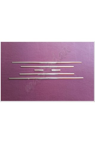 IMG-1888391358809092180.jpg Hyundai I20 Krom Cam Çıtası 2008-2014 6 Parça Paslanma - Görsel 1