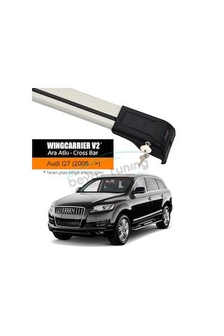 IMG-1931243732494461988.jpg Audi Q7 Port Bagaj Çıtası Tavan Ara Barı 2006 Sonrası - Görsel 1