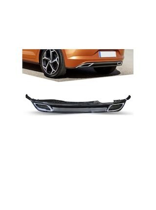 Volkswagen Polo R Line Arka Tampon Difüzörü 2018 Sonrası Mk6