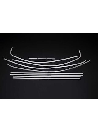 Vw Volkswagen Jetta 6 Sedan Uyumlu Cam Çerçevesi 12 Parça 2011 Ve Sonrası Paslanmaz Krom