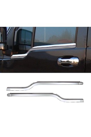 IMG-1986884400216133234.jpg Ford Connect Krom Cam Çıtası 2 Prç 2002-2013 Arası P.çelik - Görsel 1