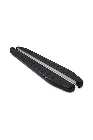 IMG-211094747372749454.jpg Omsa Line Mercedes Vito Yan Basamak 2004-2014 Proside Mat Siyah Alüminyum Alınlı Yan Koruma Basamak - Görsel 1