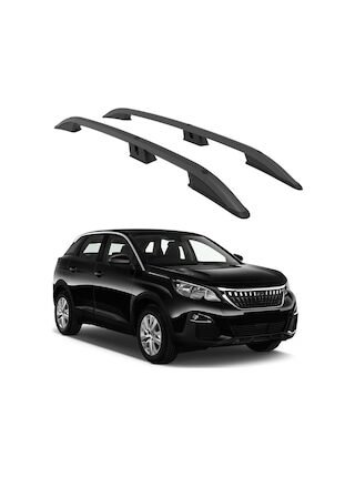 Peugeot 3008 2017-2023 Turtle Crown Tavan Çıtası Siyah