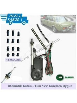 Beyaztuning34 Full Otomatik Radyo Anteni 12 Aparatlı