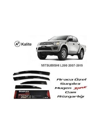 Mitsubishi L-200 Cam Rüzgarlığı Mugen Tip Sunplex 2008-2015