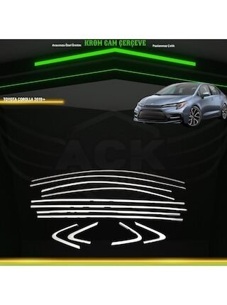 Toyota Corolla 2019+ Araca Özel Cam Çerçevesi Tamtur A+