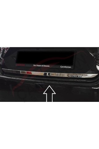 IMG-2346377050041636283.jpg Honda Civic Fc5 Bagaj Alt Çıtası Nikelajı Kromu - Görsel 1