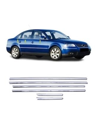 Vw Passat B5 1996-2005 Arası Krom Cam Çıta 6 Prç P.çelik