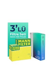 Mann Ford Tourneo Custom 2.0 Dizel Filtre Bakım Seti (2015-2023) 3 Lü