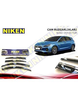 Hyundai I30 Kromlu Cam Rüzgarlığı Niken 2017-2018