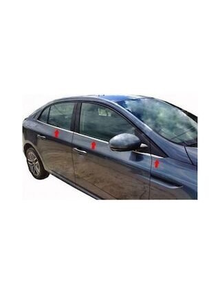 Renault Megane 4 Krom Cam Çıtası 2016 Üzeri 6Prç