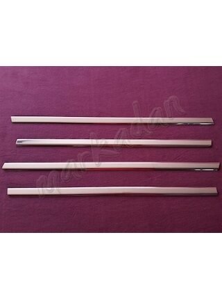 Fiat Albea Krom Cam Çıtası 2002-2012 4 Parça Paslanmaz