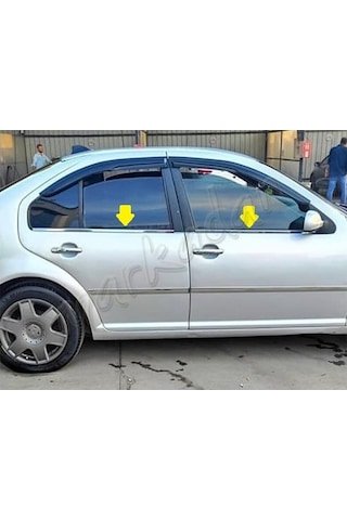 IMG-2676191195262772716.jpg Vw Bora Krom Cam Çıtası 1998-2004 4 Parça Paslanmaz Çeli - Görsel 1