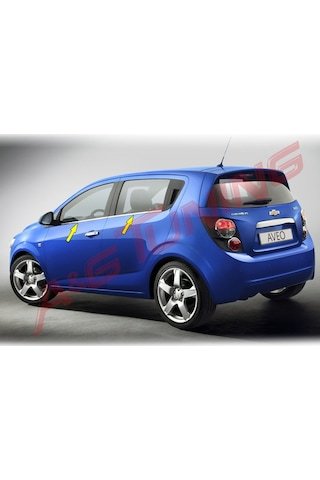 IMG-2772495935008509762.jpg Chevrolet Aveo Hb Krom Cam Çıtası 2011 Üzeri Paslanmaz Çelik N11.4242 - Görsel 1