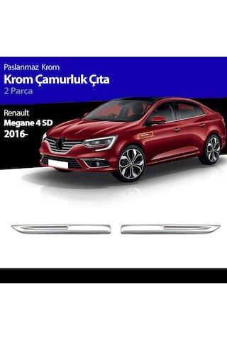 IMG-2878181516761589595.jpg Renault Megane 4 Çamurluk Sinyal Çerçevesi Kromu - Görsel 1