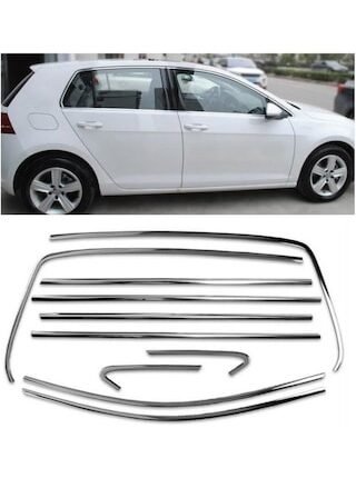 Vw Golf 7 7,5 Cam Çerçevesi Kenar Çıtası Krom Tamtur 12 Parça