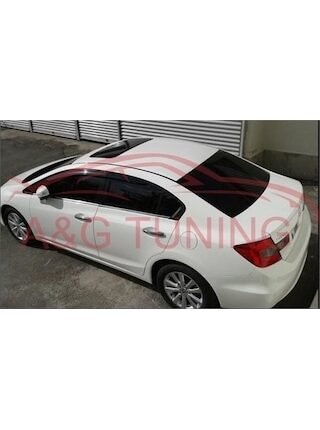 Honda Civic Krom Cam Çıtası Tk 2012-2016 4Prç Paslanmaz Çelik N11.5612