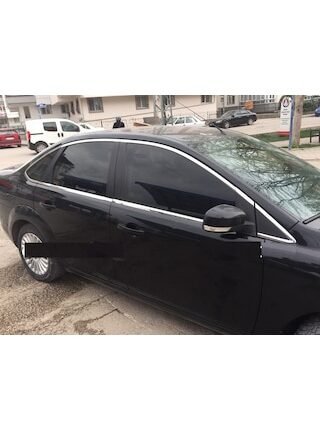 Ford Focus 2 Sedan Cam Çıtası Çerçevesi Kromu Nikelajı Komple