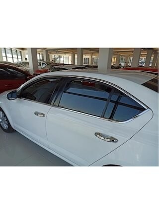 Skoda Octavia Cam Çerçevesi Kenar Çıtası Krom Tamtur 2013 /20