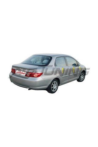 IMG-3219278847536082043.jpg Honda City Krom Cam Çıtası 2006-2009 Arası 6 Prç. Paslanmaz Çelik N11.872 - Görsel 1