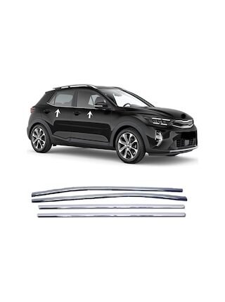 Kia Stonic Krom Cam Çıtası 4 Kapı P.çelik 2018 Sonrası