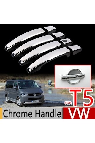 IMG-3266010281920159935.jpg Vw Transporter T5 Kapı Kolu Kromu Nikelajı - Görsel 1