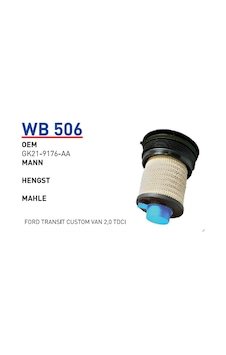 Wb506 Gk21-9176-Aa Ford Transit Custom Van 2.0