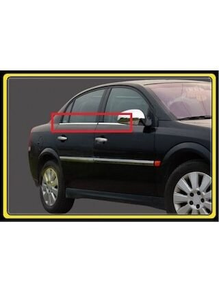 Opel vectra C Krom Cam Çıtası Seti 4 Parça 2002-2008 Paslanmaz