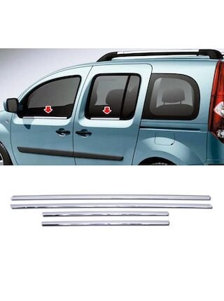 Renault Kangoo Krom Cam Çıtası 4 Prç P.çelik 2008 Üzeri