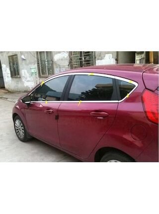 Ford Fiesta Cam Çerçevesi Kenar Çıtası Krom Tamtur 2009+