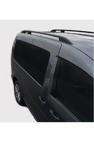 IMG-3451228326217301762.jpg Vw Caddy 2 Üst Port Bagaj Tavan Çıtası 2010 Sonrası Siyah - Gri - Görsel 1