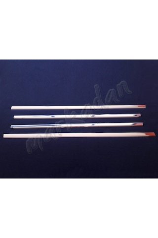 IMG-3481921051240886141.jpg Mitsubishi Lancer Krom Cam Çıtası 2004-2007 4 Parça Pasl - Görsel 1