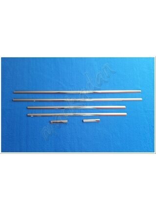 Hyundai İ20 Krom Cam Çıtası 2008-2014 6 Parça Paslanmaz Çelik