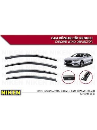 Opel Insignia Cam Rüzgarlığı Kromlu 2017 Niken