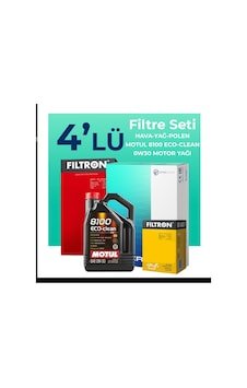 Filtron Ford Tourneo Custom 2.0 Dizel Filtre Bakım Seti Motul Motor Yağlı (2015-2023) 4 Lü