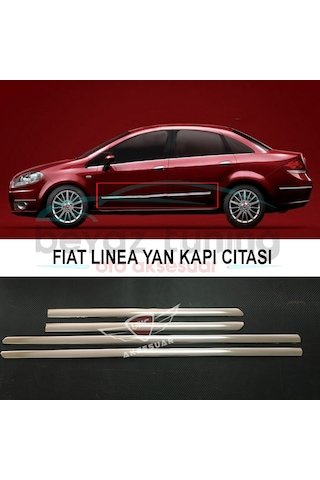 IMG-3936931777043460957.jpg Fiat Linea Yan Kapı Çıtası Kromu Nikelajı - Görsel 1