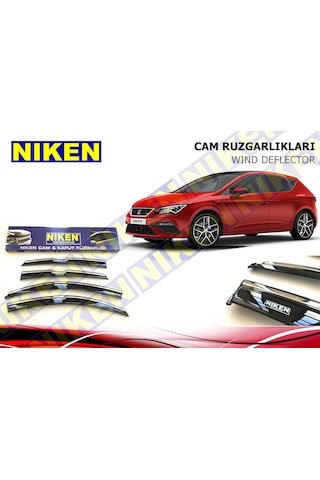 IMG-3959914326526570903.jpg Seat Leon Cam Rüzgarlığı 4Lü Kromlu 2014-2015-2016-2017-2018-2019 - Görsel 1